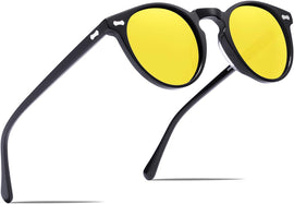 Polarised Womens Sunglasses Vintage UV400 Protection Acetate Frame