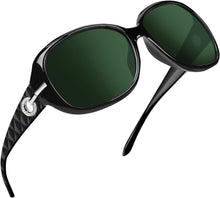 Load image into Gallery viewer, Polarised Sunglasses Womens Trendy Oversized Driving Ladies Sunglasses with UV Protection Big Rectangle Sun Glasses for Women