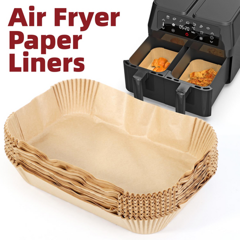 Vinsani 200-Count Non-Stick Air Fryer Paper Liners – Premium & Versatile!
