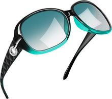 Load image into Gallery viewer, Polarised Sunglasses Womens Trendy Oversized Driving Ladies Sunglasses with UV Protection Big Rectangle Sun Glasses for Women