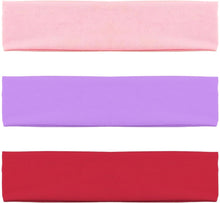 Load image into Gallery viewer, Stretchy Elastic Solid Headbands, Cotton Sports Hairband for Women Girls, Suitable for Yoga, Pilates, Running, Cycling Y6-TLFD