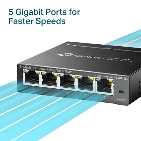 TP-Link TL-SG105-M2 5-Port 2.5G Unmanaged Switch | Fanless & Desktop/Wall Mount