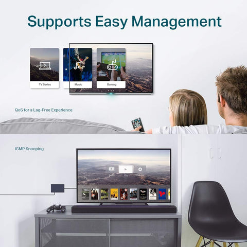 TP-Link TL-SG105-M2 5-Port 2.5G Unmanaged Switch | Fanless & Desktop/Wall Mount
