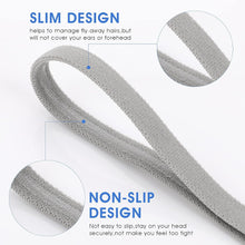 Load image into Gallery viewer, Elastic Non-Slip Sports Headbands Athletic Exercise Sport Football Silicone Grip Mini Sweatband Headwear Outdoor