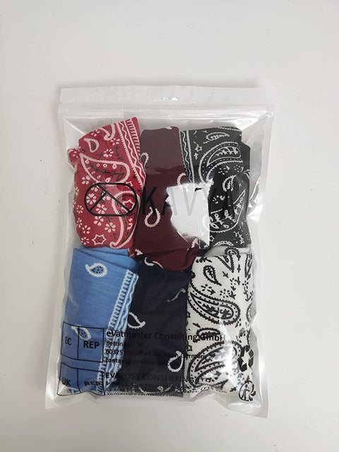 Wide Hair bands for Women Boho Headbands for Women's Hair Elastic Soft 6 Pieces Headband Print Head bands Adult Women Accessories Yoga Sports Hairband Multicoloured Thin Headscarf