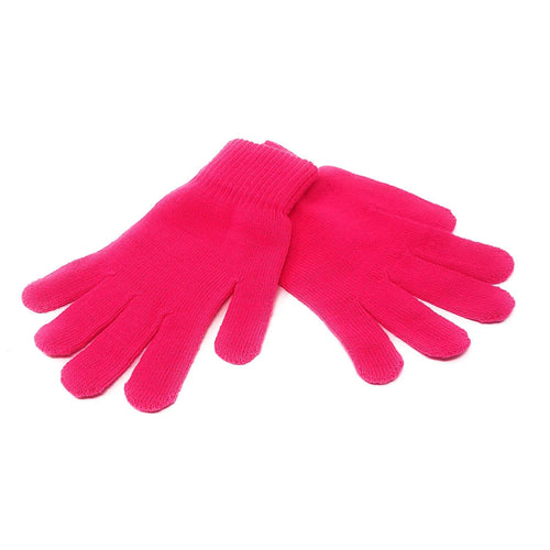 Adults Magic Winter Gloves – Unisex One Size Warm Acrylic Knit Gloves for Men & Women