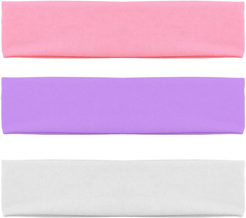 Stretchy Elastic Solid Headbands, Cotton Sports Hairband for Women Girls, Suitable for Yoga, Pilates, Running, Cycling Y6-TLFD
