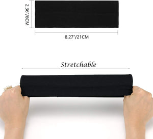6Pcs Stretchy Elastic Headbands, Cotton Sports Hairband for Women Girls, Suitable for Yoga, Pilates, Running, Cycling