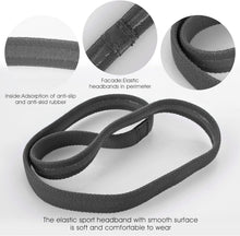 Load image into Gallery viewer, Elastic Sports Headbands 4 Packs Athletic Exercise Sport Football Non-Slip Silicone Grip Thin Headpiece Mini Sweatband Headwear Yoga Outdoor