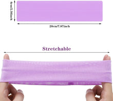 Load image into Gallery viewer, 16 Pcs Yoga Cotton Headbands Stretchy Elastic Solid Headbands Mixed Colors Ballet Head Band Cotton Sports Hairband for Women Girls Suitable for Yoga, Pilates, Running, Cycling