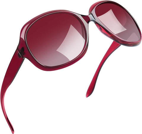 Oversized Sunglasses for Women Fashion Large Frame Designer Sun Glasses Polarised UV Protection Big Sunnies Ladies