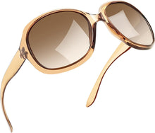 Load image into Gallery viewer, Oversized Sunglasses for Women Fashion Large Frame Designer Sun Glasses Polarised UV Protection Big Sunnies Ladies