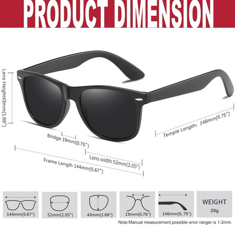 High Protection Polarised Sunglasses Mens Sports Womens for Driving Fishing Running Cycling UV400 Protection 2024