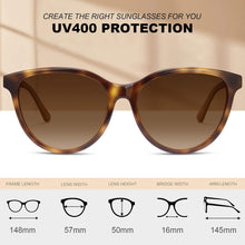 Load image into Gallery viewer, Fashion Sunglasses for Women Polarised UV Protection Ladies Eyewear for Photography Wandern Travelling Driving,Category 3