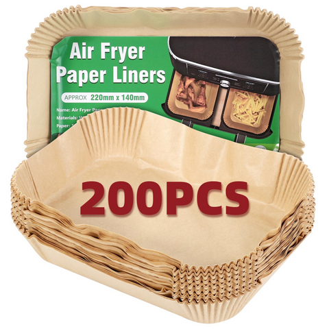 Vinsani 200-Count Non-Stick Air Fryer Paper Liners – Premium & Versatile!