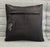 2x Zig Zag Original Leather Cushion Covers