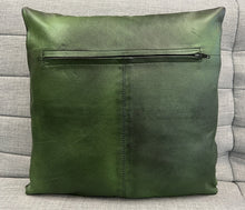 Load image into Gallery viewer, 2x Genuine Metallic Leather Sofa Cushion Covers