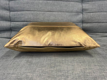 Load image into Gallery viewer, 2x Genuine 100% Metallic Leather Sofa Cushion Covers