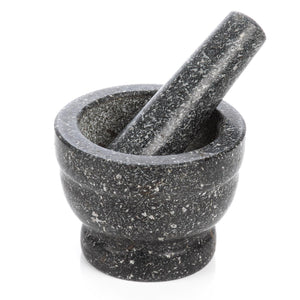 Premium Solid Granite Pestle & Mortar Set – Unleash Flavors in Your Kitchen!