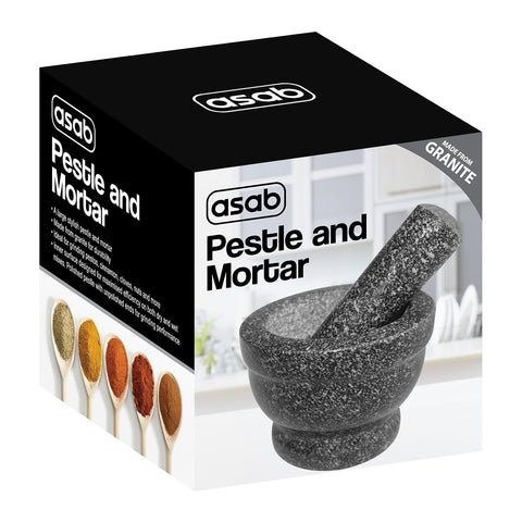 Premium Solid Granite Pestle & Mortar Set – Unleash Flavors in Your Kitchen!