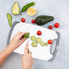 Load image into Gallery viewer, Ultimate 3-Piece Easy Grip Chopping Board Set with Peeler - Food Safe &amp; Durable