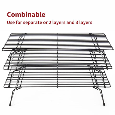 VINSANI Premium Collapsible Cooling Rack - Space-Saving & Non-Stick Design!