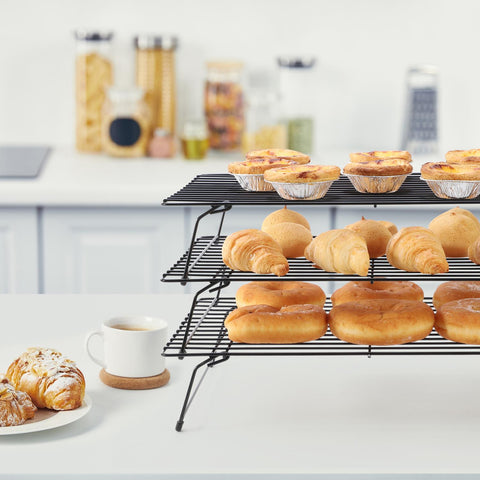 VINSANI Premium Collapsible Cooling Rack - Space-Saving & Non-Stick Design!