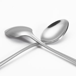 Vinsani Premium 12-Piece Long Handle Latte Spoon Set - Elegant & Durable