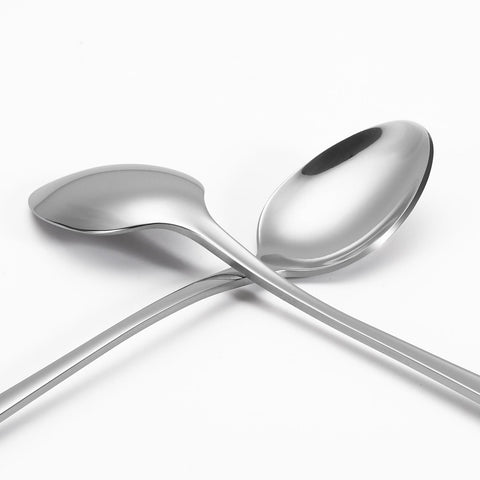 Vinsani Premium 12-Piece Long Handle Latte Spoon Set - Elegant & Durable