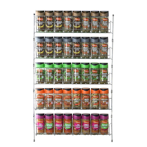 VINSANI 5-Tier Spice Rack - Organize Your Herbs & Spices with Style!