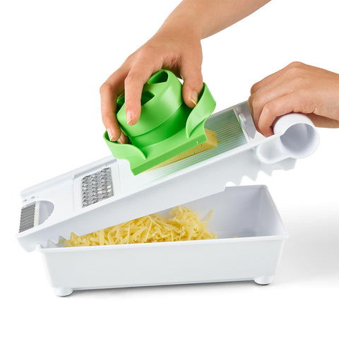 VINSANI 6-in-1 Grater: Ultimate Kitchen Tool for Slicing, Grating & Safety!