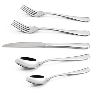 Vinsani 20-Piece Elegant Stainless Steel Cutlery Set - Complete Dining Solution