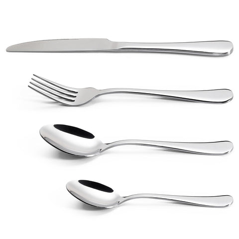 Vinsani Elegant 24-Piece Stainless Steel Cutlery Set - Perfect for Any Occasion