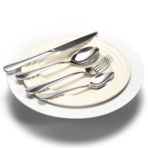 Vinsani Elegant 24-Piece Stainless Steel Cutlery Set - Perfect for Any Occasion
