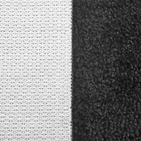VINSANI Ultra Soft Microfiber Bath Mat - Cozy Comfort in Dark Grey, 50x80cm