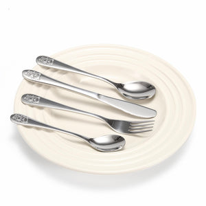 Vinsani Jungle Adventure Kids Cutlery Set - 8-Piece Fun & Safe Dining!