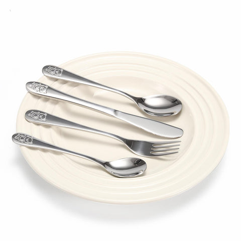 Vinsani Jungle Adventure Kids Cutlery Set - 8-Piece Fun & Safe Dining!