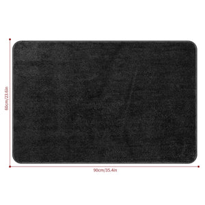 VINSANI Ultra Soft Microfiber Bath Mat - 60x90cm in Dark Grey