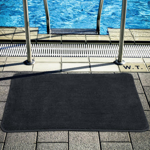 VINSANI Ultra Soft Microfiber Bath Mat - 60x90cm in Dark Grey