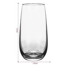 Load image into Gallery viewer, Vinsani Esteem Highball Glasses - Elegant Set of 6 for Drinks &amp; Desserts