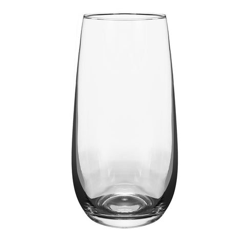 Vinsani Esteem Highball Glasses - Elegant Set of 6 for Drinks & Desserts