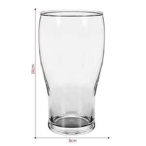 Vinsani 6-Piece Tulip Beer Glass Set - Elegance for Every Sip
