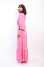 Load image into Gallery viewer, ikrush-leah-ruffle-hem-sleeve-shirred-waist-tiered-maxi-dress-17111294021-1-35_86ee583d-7953-42f9-8682-bdbacf3a7b0a.png