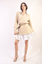 Load image into Gallery viewer, ikrush-kayla-collared-long-sleeve-mini-dress-1707929294Kayla-Collared-Long-Sleeve-Mini-Dress.png