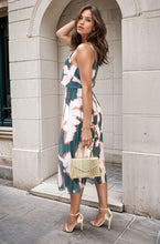 Load image into Gallery viewer, ikrush-lucy-printed-strappy-pleated-midi-dress-1723909858539700.jpg