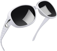Load image into Gallery viewer, Polarised Sunglasses Womens Trendy Oversized Driving Ladies Sunglasses with UV Protection Big Rectangle Sun Glasses for Women