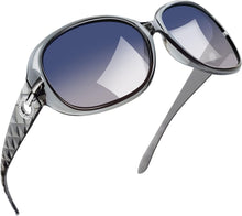 Load image into Gallery viewer, Polarised Sunglasses Womens Trendy Oversized Driving Ladies Sunglasses with UV Protection Big Rectangle Sun Glasses for Women