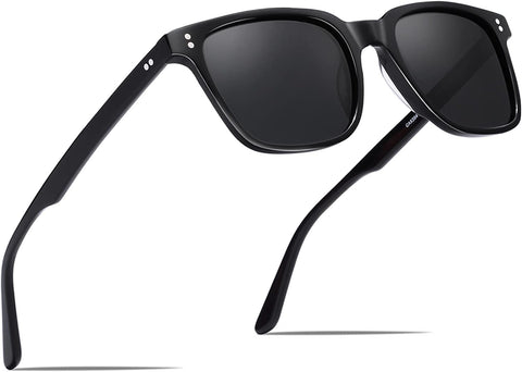 Retro Polarised Sunglasses for Women UV400 Protection Driving Outdoor Acetate Frame
