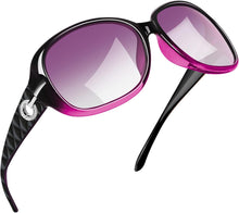 Load image into Gallery viewer, Polarised Sunglasses Womens Trendy Oversized Driving Ladies Sunglasses with UV Protection Big Rectangle Sun Glasses for Women