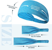 Load image into Gallery viewer, Headbands for Women’s Hair, Sports Headband, Running Headband for Women, Head Bands Adult Women, 6 PCS